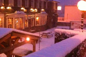 The Chelsfield, covered in a blanket of fresh snow.